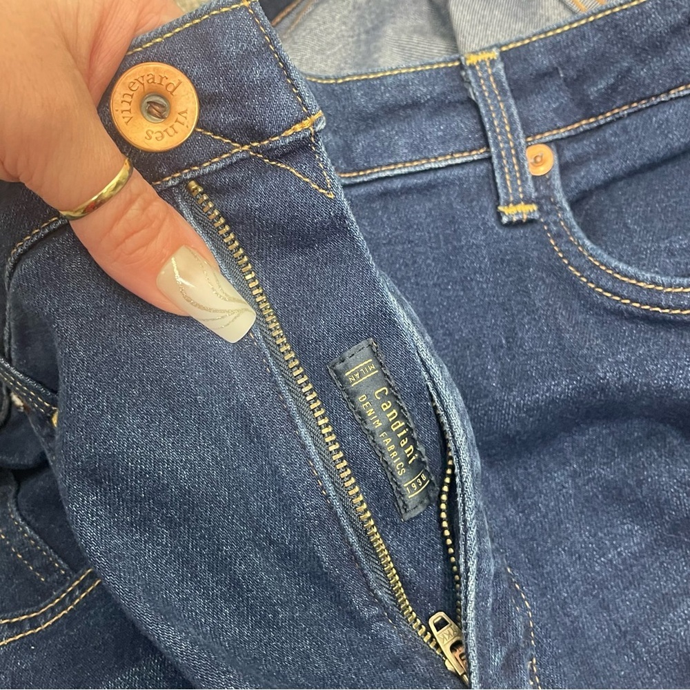 Vineyard Vines Dark Wash High Rise Jeans - Picture 4 of 8